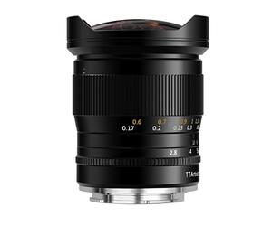 TT Artisan Fisheye Lens 11mm f 2.8 Connection Sony E Mount Ultra Wide Angle Lens for Full Format in Aluminium Housing Picture Angle 180 Degrees 11mm F2.8 Black