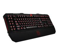 Tt eSPORTS MEKA G UNIT Illuminated Red Light Mechanical Professional Gaming Keyboard, Black (KB-MGU006USB)