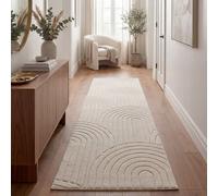 TT Home Rug Living Room Shaggy Boho Scandinavian Abstract Unicoloured Washable S