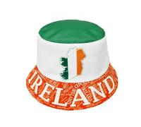 TT ThreadTrade Ireland Flag Bucket Hat - Stylish Tricolor Sun Hat with Irish Flag Design, Lightweight & Breathable, Perfect for Festivals, Sports Events, Travel & Outdoor Wear