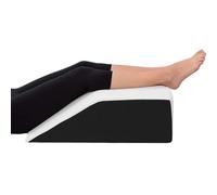 Tt Threadtrade Leg Elevation Pillow Memory Foam Wedge Leg Rest Post Surgery Support Washable Cover Circulation Relief Black White