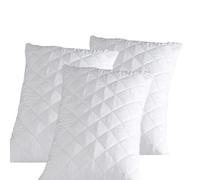TT ThreadTrade Mattress Protector, Polyester Microfiber Face, Extra Deep, Ultra-Soft, Quilted Filling, Breathable Hypoallergenic And Noiseless, Flexible And Elastic, Set of 2 (Pillow cases- 48x74cm)