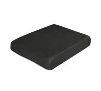TT ThreadTrade Memory Foam Seat Cushion for Office Chairs, Wheelchairs, and Car Seats, Breathable Mesh Cover, Non-Slip Base, Portable Design, Lightweight & Easy to Carry, (Black) (45.5 x 40.5 x 10)
