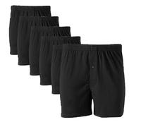 TT ThreadTrade Men's Plain Boxers Underwear,Shorts Loose Fit, Durable And Breathable, Stretch Fit Boxer, Seamless Design, Pack of 6, (UK, Alpha, XXL, Regular, Regular, Black- 6 Pack)