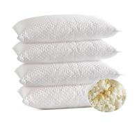 TT ThreadTrade Shredded Memory Foam Pillow Set, Adjustable Loft Bed Pillows, Ergonomic Support for Back, Side & Stomach Sleepers, Washable, and Ultra-Soft Comfort, Pack of 2 (4)