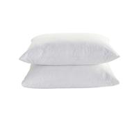 TT ThreadTrade Terry Mattress Protector, Waterproof, 360-Degree Round Elastic, Ultra Soft, Breathable And Noiseless, Washable, Deep Fitting, Flexible And Elastic, Set of 2 (Pillow cases- 48x74cm)