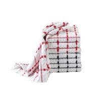 TT ThreadTrade Terry Tea Towels, Kitchen Hand Towels Dish Cloth, Quick Drying Hotel, 100% Cotton Towel Regular, Multipurpose, Machine Washable, (Pack of 12)