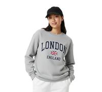 TT ThreadTrade Unisex Pullover Sweatshirt, Stylish Round Neck, Full Sleeves, Winter Warm Hoodie, Comfortable & Stylish Travel & Daily Wear (UK, Alpha, S, Regular, Regular, Grey)