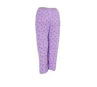 TT ThreadTrade Women Leaf Flowers Night Wear and Trousers,100% Cotton, Comfort and Aesthetics Design, Soft, Cozy & Gentle On The Skin, Feel Relaxed, Snug Or Loose Fit, (Lilac, Trouser- One size)
