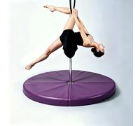 TT-YEC Foldable, Anti-Fall, And Non-Slip Dance Mat, Made of 10Cm Thick EPE Foam, Round Pole Dancing Anti-Fall Mat, Home Gym Yoga Mat, Suitable for Gymnastics And Aerial Hoop,E L160CM/62.99in