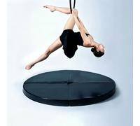 TT-YEC Foldable, Anti-Fall, And Non-Slip Dance Mat, Made of 10Cm Thick EPE Foam, Round Pole Dancing Anti-Fall Mat, Home Gym Yoga Mat, Suitable for Gymnastics And Aerial Hoop,F L120CM/47.24in