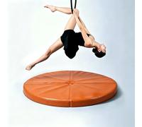 TT-YEC Foldable, Anti-Fall, And Non-Slip Dance Mat, Made of 10Cm Thick EPE Foam, Round Pole Dancing Anti-Fall Mat, Home Gym Yoga Mat, Suitable for Gymnastics And Aerial Hoop,B L160CM/62.99in