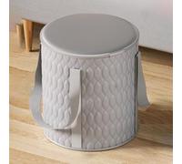 TT-YEC Home Thickened Foldable Foot Bath Bucket, Portable Foot Bath Foot Washing Bag, Cylindrical Foot Bath, Foot Spa Bowl with Handle, Large Foot Bath for Pedicure, Relaxation,Gray