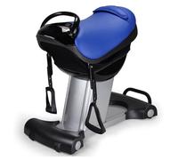 TT-YEC Indoor Electric Horse Riding Machine, 3D Simulated Horse Riding Fitness Machine, with Non-Slip Pedal, Suction Cup Roller Design, 5 Gears Adjustable, with LCD Display,Blue