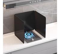 TT-YEC Large Wall Splash Guard, Foldable Stove Metal Panel Protective Cover, 1MM Thickened Carbon Steel, Cooking Oil Splash Guard, Heat Insulation Kitchen Tool,A H40*L40*D40CM