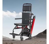 TT-YEC Lightweight Aluminum Alloy Stair Climbing Wheelchair, Mobile and Convenient Stair Wheelchair Lift, Foldable Walker, Adjustable Trolley, 250W, Load Capacity 250Kg