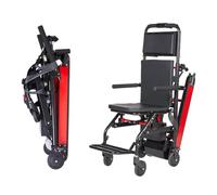TT-YEC Mobile and Convenient Stair Wheelchair Lift, Aluminum Alloy Frame, Electric Stair Climbing Wheelchair, All-Terrain Foldable Elderly Transport Chair, Up and Down Stairs Transportation
