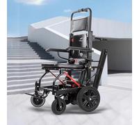 TT-YEC Multifunctional Electric Stair Climbing Wheelchair, Aluminum Alloy Emergency Evacuation Chair, with Power Tracks, 3 Adjustable Speeds, 10Ah Lithium Battery, Foldable Stair Lift