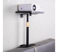 TT-YEC Retractable Projector Bracket, Height Adjustable 25-40CM, Punch-Free Wall-Mounted Projector Tray Bracket, Metal Shelf, Suitable for Home, Office, Outdoor Projection,B