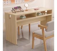 TT-YEC Solid Wood Portable Manicure Table, Modern Simple Professional Salon Manicure Table with Double Storage And Drawers, Makeup Table Beauty Workstation, Nail Salon Technician Table,AL160CM