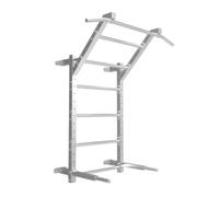 TT-YEC Steel/Stainless Steel Wall Mounted Gymnastics Ladder, Multi-Grip Pull-Up Bar, Wall Fitness Ladder, Indoor Fitness Equipment Arm Curl Parallel Bars,Stainless Steel