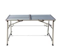 TT-YEC Thickened Aluminum Alloy Folding Scaffolding, Height Adjustable, with Non-Slip Feet, Heavy-Duty Portable Footstool, Load-Bearing Capacity 200Kg,C is 150CM Long