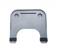 TT-YEC Wheelchair Tray Table with Cup Holder, Detachable Lap Table, ABS Steel and Plastic Commode Chair Dining Table, with Safety Harness, Foldable Dining Table Accessories,Grey