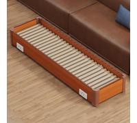 TT-YEC Winter Foot and Leg Warmer, Household Solid Wood Foot Heater with Stepless Temperature Adjustment, Single/Double Foot Warmer, Suitable for Student Dormitories and Homes.,AL140×W40×H18CM