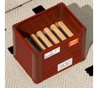 TT-YEC Winter Foot and Leg Warmer, Household Solid Wood Foot Heater with Stepless Temperature Adjustment, Single/Double Foot Warmer, Suitable for Student Dormitories and Homes.,BL42×W32×H30CM