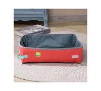 (TT001h, 38x27.5x12CM) Semi Enclosed Cat Litter Box, Foldable, Portable, Waterproof, Oxford Cloth, Open Cat Toilet Cat Litter Box Pet Supplies & Pet