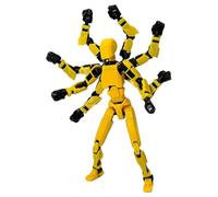 Tt13Action Figure - Multi-Jointed, 6th Generation luccky Mobile Robot with Six Arms | Titan 13 Action Figure with Adjustable Joints for Fans, Collectors, Home Dining Table, Bedside