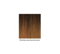 (TT1B/30 (Natural Black/Auburn dip dye)) Details about SLEEK SINEAD SYNTHETIC LACE PARTING WIG Mid-length super straight wig