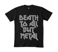 TT44TRTFxdr Death-to-All-But-Metal-Essential-t-Shirt Black
