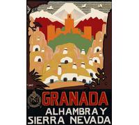 TT75 Vintage Granada Sierra Nevada Spain Spanish Travel Poster Re-Print - A4 (297 x 210mm) 11.7" x 8.3"
