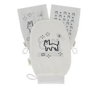 Ttaemigo Band White Exfoliating Mitt for Body (2pc) - ttaemigo is a premium exfoliating mitt made from the secret exfoliation method of the Korean royal family.Remove dead skin & Keratosis Pilaris