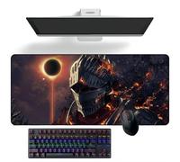 TTAHL Anime Gaming Mouse Pad, Large Size (400mm*900mm*3mm), Rectangular, Dark Souls Anime Design, Durable Stitched Edges, Non-Slip Rubber Base, Lycra Cloth Surface, C Color