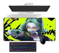 TTAHL Anime mouse pad Cyberpunk: Edgerunners Anime Mouse Pads Deskmat Keyboard Mat Large Mouse Mats