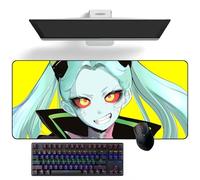 TTAHL Anime mouse pad Cyberpunk: Edgerunners Anime Mouse Pads Deskmat Keyboard Mat Large Mouse Mats