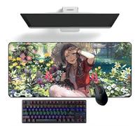 TTAHL Anime mouse pad Final Fantasy Anime Mouse Pads Deskmat Keyboard Mat Large Mouse Pads Rubber Desk Mat