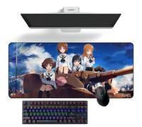 TTAHL Anime mouse pad GIRLS und PANZER Anime Mouse Pads Deskmat Keyboard Mat Large Mouse Pads