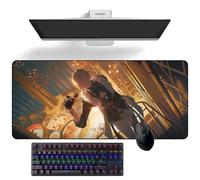 TTAHL Anime mouse pad Honkai: Star Rail Aventurine Anime Desk Mat Keyboard Mat Large Mouse Pads Rubber Mouse Mats