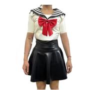 TTANYYUINGOU 100% Latex Cosplay School Girl Sailor Uniform WOMEN MEN Customized Size And Color,MEN,XS