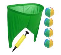 TTAO Bouncy Ball Pants Toss Game Set Family Friendly Outdoor Activity with Giant Inflatable Pants for Backyard Fun Green One Size
