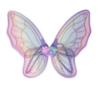 TTAO Fairy Wings Dress Up Glitter Flower Butterfly Angel Wing Halloween Costume Accessories for Kids Adults Type 3 One Size