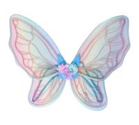 TTAO Fairy Wings Dress Up Glitter Flower Butterfly Angel Wing Halloween Costume Accessories for Kids Adults Type 1 One Size