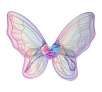 TTAO Fairy Wings Dress Up Glitter Flower Butterfly Angel Wing Halloween Costume Accessories for Kids Adults Type 2 One Size