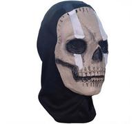TTAO Glow-In-The-Dark Skeleton Mask Full Face Skull Halloween Mask for Night Parties Cosplay Haunted Houses Skull B One Size