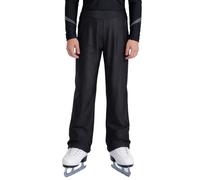 TTAO Kids Boys Figure Ice Skating Pants Straight Leg Trousers Dance Practice Performance Competition Sweatpants Black 7-8 Years