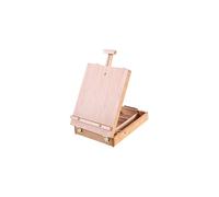 TTAototech Table Easel Box, Wooden Table Box Easel with Storage Table Easel Stand Adjustable Desktop Drawing Board Box for Kids Artists Begi