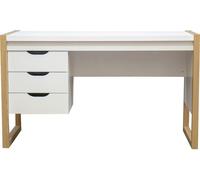 TTAP Alcarno Home Office Desk - Brown & White